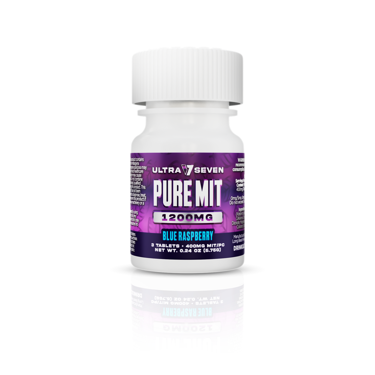 Blue Raspberry 1200mg Pure MIT — front