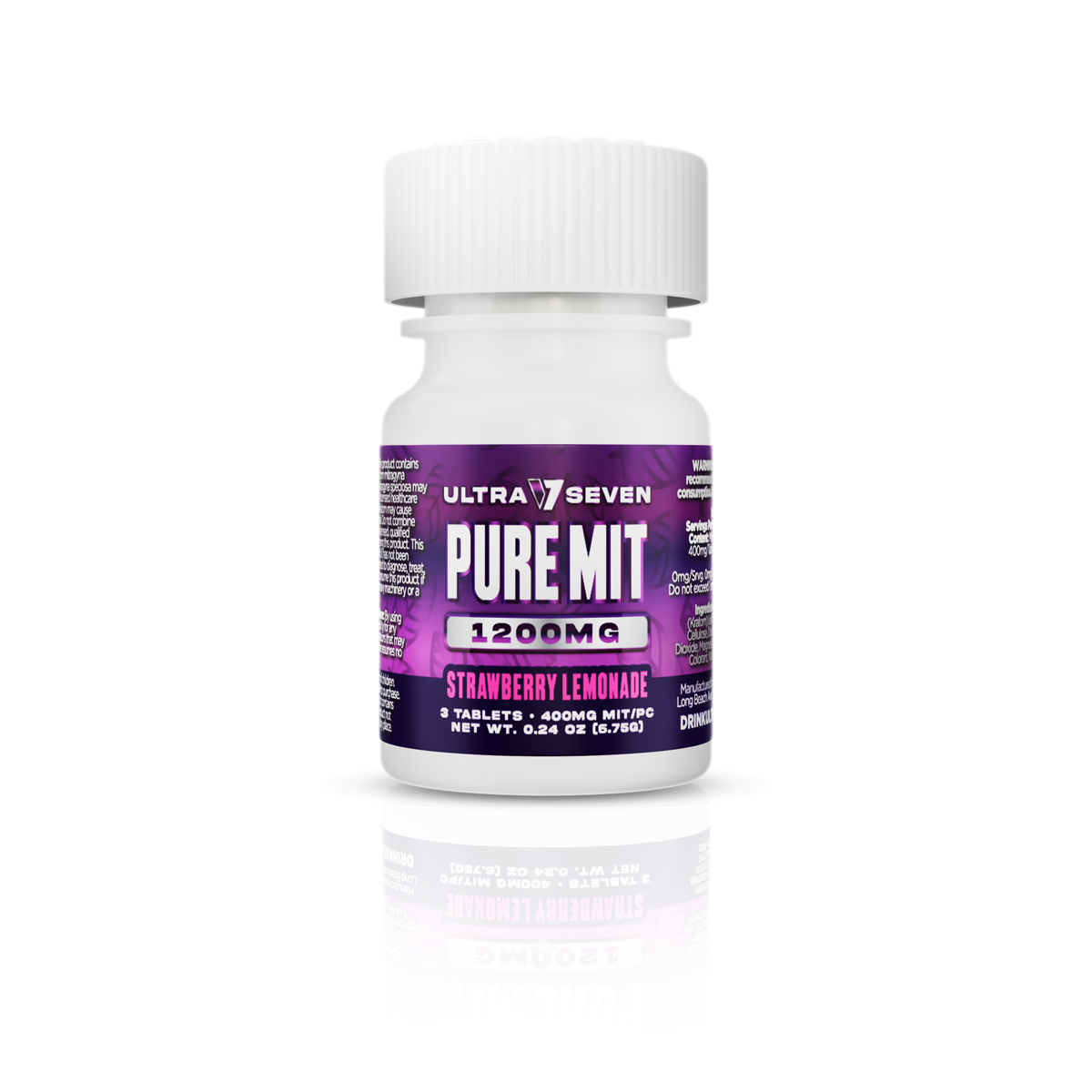 Strawberry Lemonade 1200mg Pure MIT — front